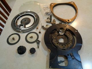 Zenith Radio Parts,  " Shutter Dial " With Glass And Knobs Pointers Ect