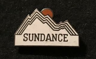 Sundance Vintage Skiing Ski Pin Badge Utah Resort Souvenir Travel Lapel