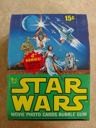 Star Wars Fourth Series Full Wax Box 36 Packs