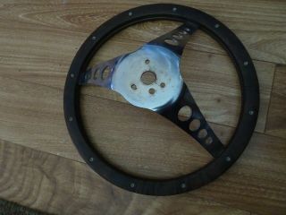 Vintage Walnut Hot Rod Steering Wheel Superior Performance Products