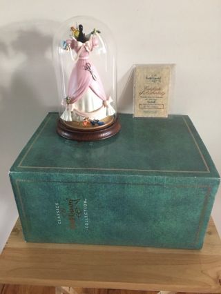 Wdcc Disney Cinderella “a Lovely Dress For Cinderelly” Le 4770/5000 Dome Box