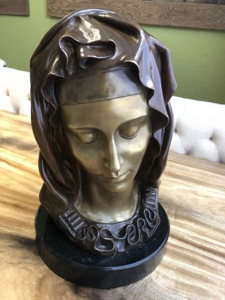 Madonna Della Pieta 100 Real Bronze - European Bronze - Virgin Mary