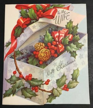Marjorie Harter Rust Craft Artists’ Guild Vintage Christmas Greeting Card