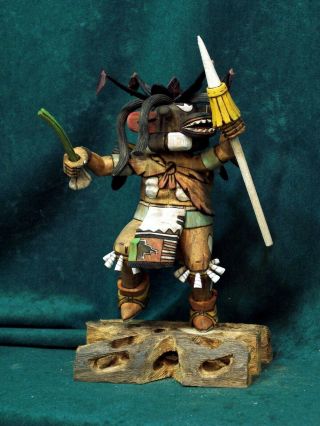 Hopi Kachina Doll - Chaveyo The Ogre Kachina - Terrifying