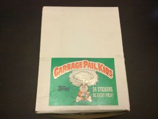 1986 Garbage Pail Kids Series 3 - 4 Full Box Of 24 Rack Packs Very Rare