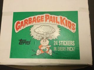 1986 GARBAGE PAIL KIDS SERIES 3 - 4 FULL BOX OF 24 RACK PACKS VERY RARE 3
