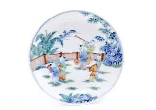 A Chinese " Doucai " Porcelain Dish