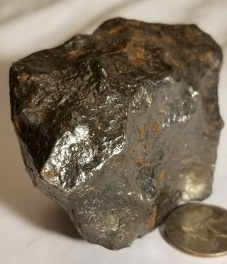 UNKNOWN FALL 897 GRAM IRON METEORITE (reviewed and authenticated) 3
