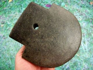 Fine 6 1/2 Inch Alabama Drill Hardstone Spud With Arrowheads Artifacts