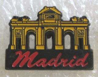 City Of Madrid,  Spain Tourist Travel Souvenir Collector Pin
