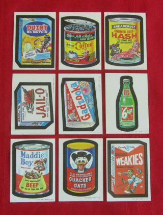 1973 Wacky Packages 1st Series White Backs @@ @@ Gorgeous Set