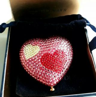 Rare Vintage 2008 Estée Lauder " Heart Of Hearts " Lucidity Powder Compact.  N.  I.  B.