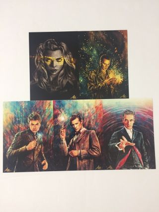 Doctor Who Alice X Zhang Signed Art Prints Rose Bad Wolf Tennant 9 10 11 12