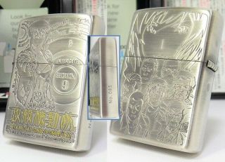 Zippo Ghost In The Shell Motoko Kusanagi Gray Anime Japan F/s 2012 Mib 40190458