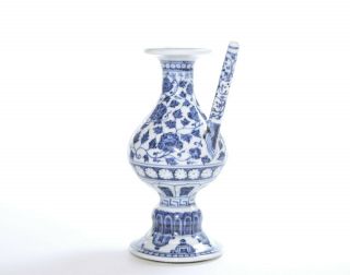 A Chinese Blue And White Porcelain Ewer
