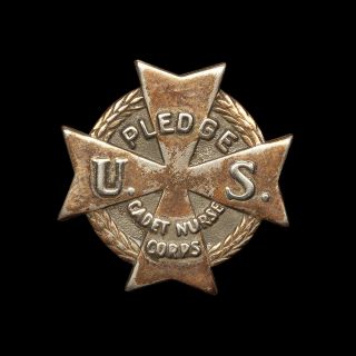 Rare Vintage Wwii - Us Pledge Cadet Nurse Corps Pin
