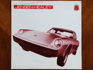 Jensen - Healey Us Brochure Prospekt,  1972