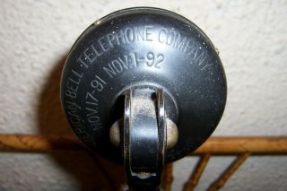 Antique American Tel & Tel No.  323 Candlestick Telephone Last Patent 1913 5