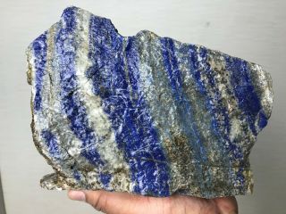 Aaa Top Quality Solid Lapis Lazuli Rough 18 Lbs - From Afghanistan