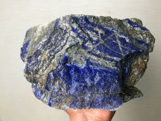 AAA TOP QUALITY SOLID LAPIS LAZULI ROUGH 18 LBS - FROM AFGHANISTAN 3