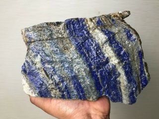 AAA TOP QUALITY SOLID LAPIS LAZULI ROUGH 18 LBS - FROM AFGHANISTAN 5