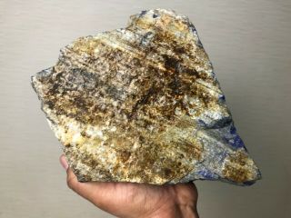 AAA TOP QUALITY SOLID LAPIS LAZULI ROUGH 18 LBS - FROM AFGHANISTAN 6