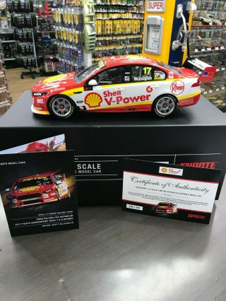 2017 Perth Supersprint 17 Scott Mclaughlin Shell Ford Falcon Fgx 1:12 Model Car