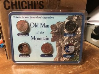 Old Man Of The Mountain Tribute Coin Set