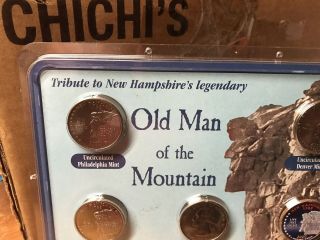 Old Man Of The Mountain Tribute Coin Set 2
