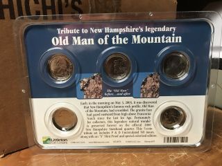 Old Man Of The Mountain Tribute Coin Set 6