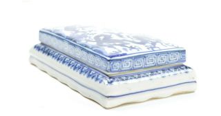 A Chinese Blue and White Porcelain Box 3