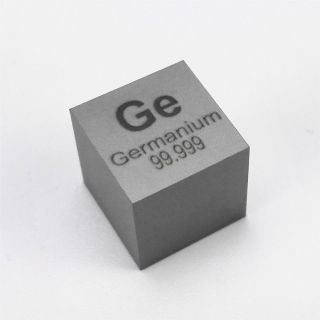 Germanium Metal 10mm Cube 99.  999 5.  3grams Element Ge Specimen