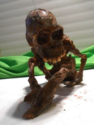 Monkey Skull Skeleton Voodoo Doll Mummy Potc Poppet Tattoo Sideshow Gaff