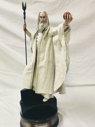 Sideshow Saruman Lord Of The Rings Premium Format Statue Figure 1/4 Scale