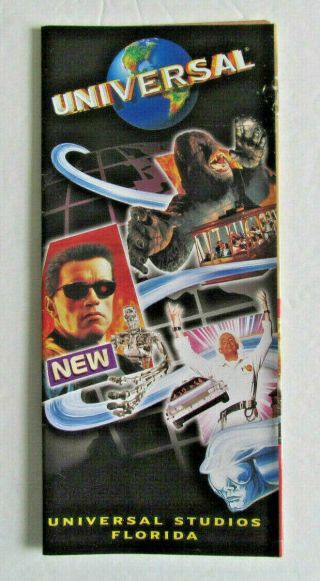 1997 Universal Studios Florida Brochure - Terminator,  Arnold Schwarzenegger
