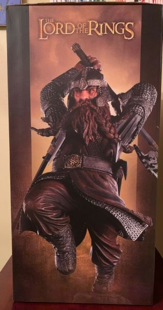 LOTR GIMLI EXCLUSIVE STATUE 128/500 Sideshow Collectibles Lord Rings 6