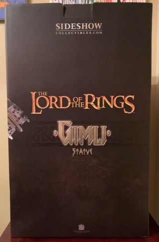 LOTR GIMLI EXCLUSIVE STATUE 128/500 Sideshow Collectibles Lord Rings 7