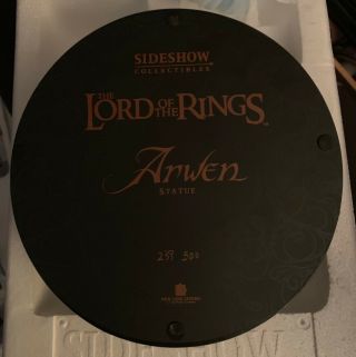 LOTR ARWEN EXCLUSIVE STATUE 239/500 Sideshow Collectibles Lord Rings Liv Tyler 12
