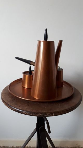 Retro Vintage Copper Hot Chocolate/Coffee Set,  copper,  kitchenalia 3