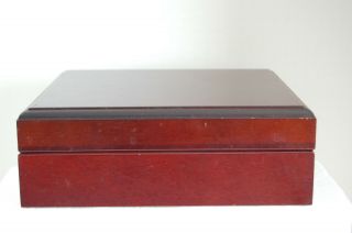 Humidor Cedar Lined Wood Cigar Storage Box With Hygrometer