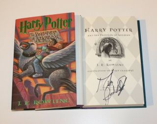 Daniel Radcliffe Signed Harry Potter The Prisoner Of Azkaban Hc Book 1st/1st
