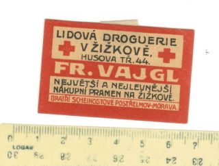 Old Matchbox Label/s 260 Austria / Czechoslovakia