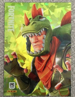 Fortnite 2019 Legendary Outfit Rex Foil Parallel Card 286 Trading Card