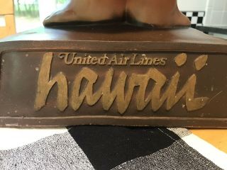 United Airlines “The Menehune of Hawaii” Man and Woman 28” Display Figures 6