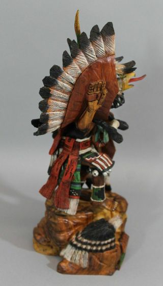 Hopi Eagle Dancer Kachina By Milton Howard 8