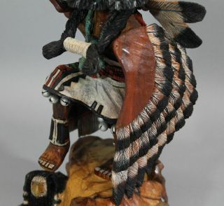 Hopi Eagle Dancer Kachina By Milton Howard 9