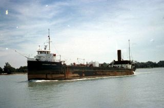 Great Lakes Freighter - Norman P.  Clement - Anscochrome Slide