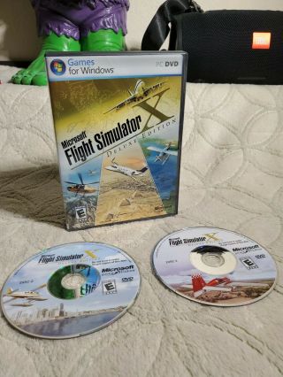 Microsoft Flight Simulator X Deluxe Edition Pc Games Windows