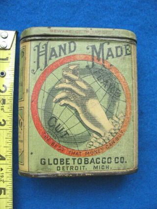Vintage Hand Made Tobacco Pocket Tin
