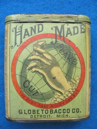Vintage HAND MADE Tobacco pocket TIN 2